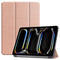 EIDERWOOD iPad Pro 11" (2024) Tri-Fold Leather Flip Cover - Rose Gold