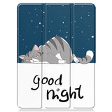 EIDERWOOD iPad Pro 11" (2025 / 2024) Tri-Fold Kunstlæder Flip Cover m. Vågeblus Funktion - Kat