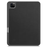 EIDERWOOD iPad Pro 11" (2025 / 2024) Tri-Fold Læder Flip Cover m. Apple Pencil Holder - Sort