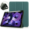 EIDERWOOD iPad Air 11" (2025 / 2024) Litchi Tri-Fold Leather Flip Cover m. Apple Pencil Holder - Grønn