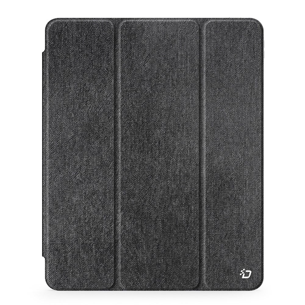 iPad Air 13" (2025 / 2024) DUX DUCIS Unid Series Tri-Fold Flip Cover - Gjennomsiktig / Svart