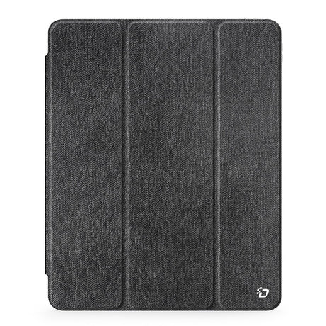 iPad Air 13" (2025 / 2024) DUX DUCIS Unid Series Tri-Fold Flip Cover - Gjennomsiktig / Svart