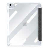 iPad Air 13" (2025 / 2024) DUX DUCIS Unid Series Tri-Fold Flip Cover - Gjennomsiktig / Svart