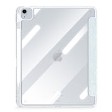 iPad Air 13" (2025 / 2024) DUX DUCIS Unid Series Tri-Fold Flip Cover - Gjennomsiktig / Lyseblå