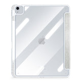 iPad Air 13" (2025 / 2024) DUX DUCIS Unid Series Tri-Fold Flip Cover - Gennemsigtig / Grøn