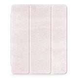 iPad Air 13" (2025 / 2024) DUX DUCIS Unid Series Tri-Fold Flip Cover - Gjennomsiktig / Rosa