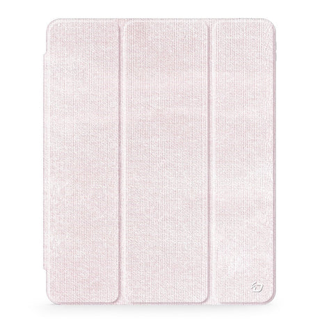 iPad Air 13" (2025 / 2024) DUX DUCIS Unid Series Tri-Fold Flip Cover - Gjennomsiktig / Rosa