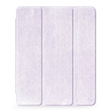 iPad Air 13" (2025 / 2024) DUX DUCIS Unid Series Tri-Fold Flip Cover - Gjennomsiktig / Lilla