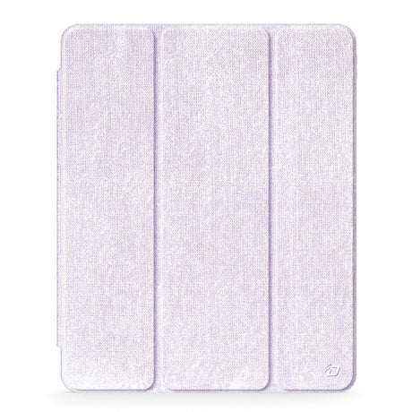 iPad Air 13" (2025 / 2024) DUX DUCIS Unid Series Tri-Fold Flip Cover - Gjennomsiktig / Lilla