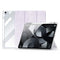 iPad Air 13" (2025 / 2024) DUX DUCIS Unid Series Tri-Fold Flip Cover - Gjennomsiktig / Lilla
