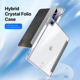 iPad Pro 13" (2024) DUX DUCIS Unid Series Tri-Fold Flip Cover - Gjennomsiktig / Svart