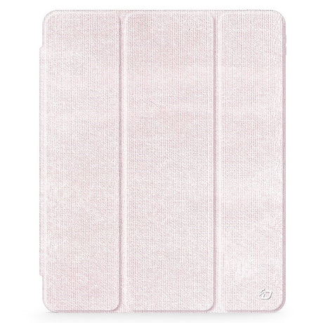 iPad Pro 13" (2024) DUX DUCIS Unid Series Tri-Fold Flip Cover - Gjennomsiktig / Rosa