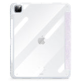 iPad Pro 13" (2024) DUX DUCIS Unid Series Tri-Fold Flip Cover - Gjennomsiktig / Lilla