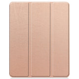 EIDERWOOD iPad Air 13" (2025 / 2024) Tri-Fold Leather Flip Cover m. Apple Pencil Holder - Rose Gold
