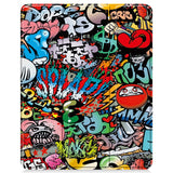 EIDERWOOD iPad Air 13" (2025 / 2024) Tri-Fold flip-deksel i kunstskinn med sovefunksjon - Graffiti