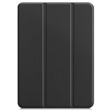 EIDERWOOD iPad Air 13" (2025 / 2024) Tri-Fold Leather Flip Cover - Svart