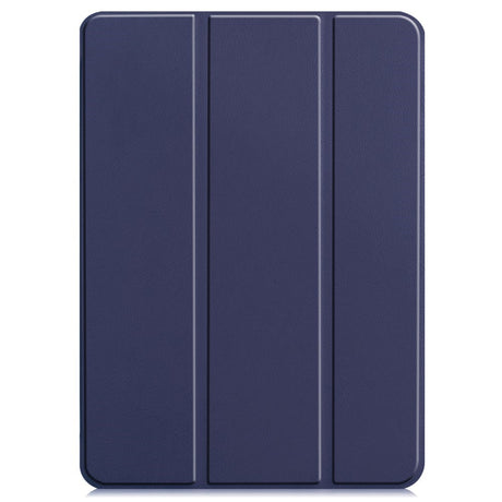 EIDERWOOD iPad Air 13" (2025 / 2024) Tri-Fold Leather Flip Cover - Blå