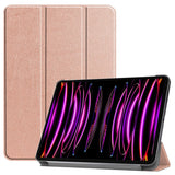 EIDERWOOD iPad Air 13" (2025 / 2024) Tri-Fold Leather Flip Cover - Rose Gold