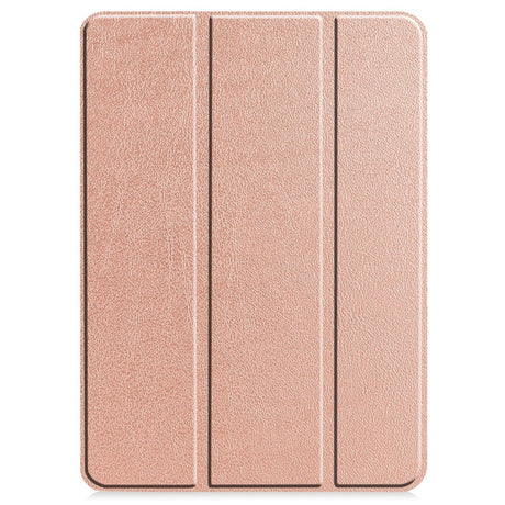 EIDERWOOD iPad Air 13" (2025 / 2024) Tri-Fold Leather Flip Cover - Rose Gold