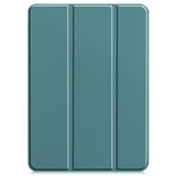EIDERWOOD iPad Air 13" (2025 / 2024) Tri-Fold Leather Flip Cover - Grønn