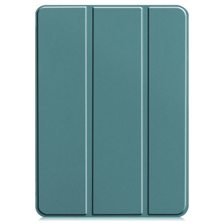 EIDERWOOD iPad Air 13" (2025 / 2024) Tri-Fold Leather Flip Cover - Grønn