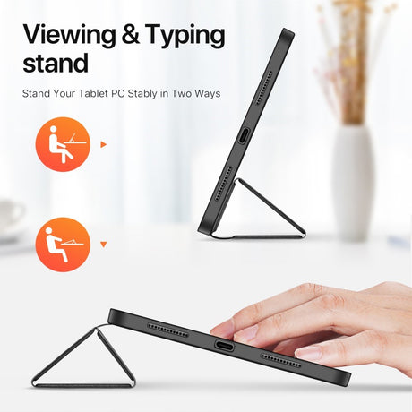 iPad Pro 11" (2024) DUX DUCIS DOMO Series Flip Cover m. Penneholder - Svart