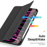 iPad Pro 11" (2024) DUX DUCIS DOMO Series Flip Cover m. Penneholder - Svart