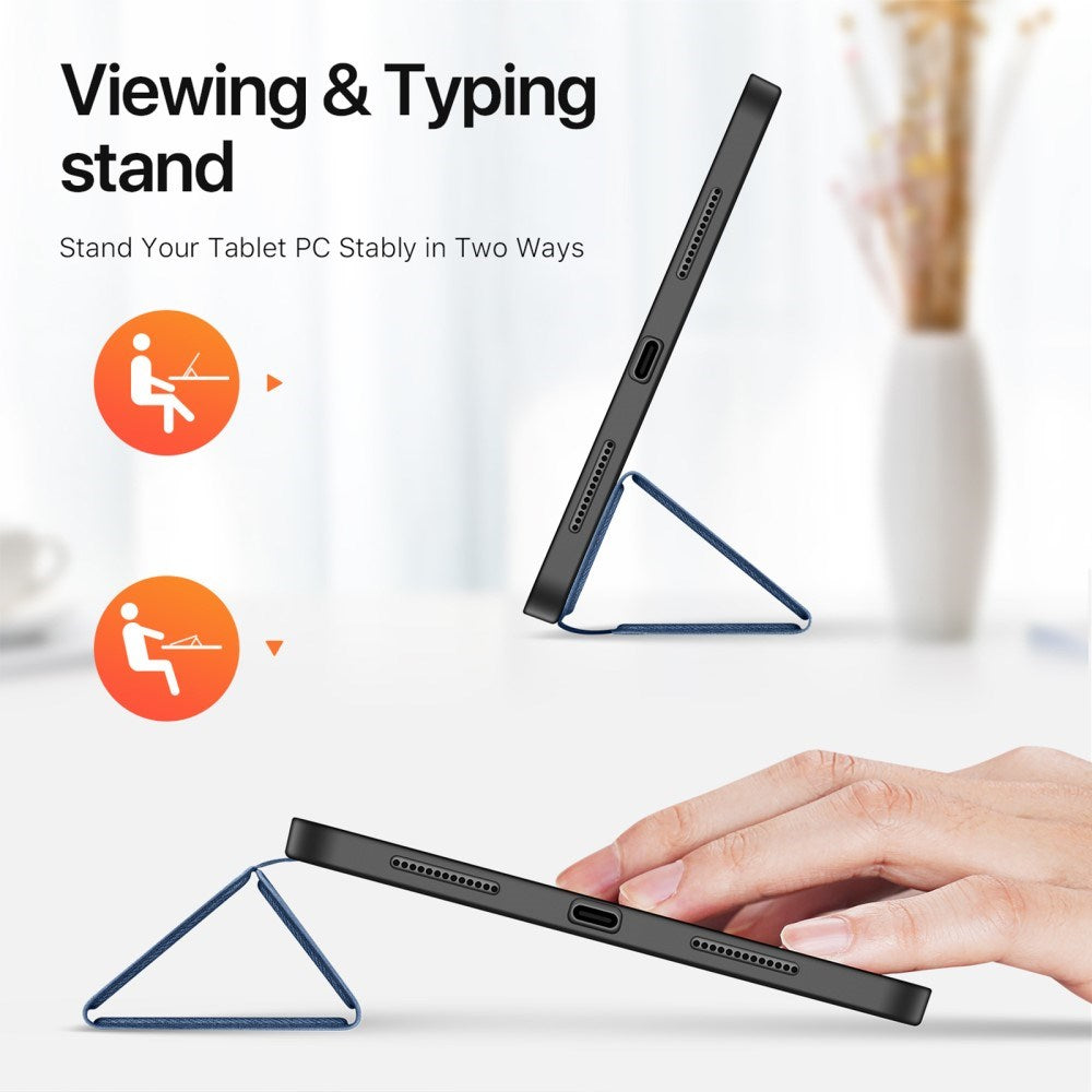 iPad Pro 11" (2024) DUX DUCIS DOMO Series Flip Cover m. Penneholder - Blå