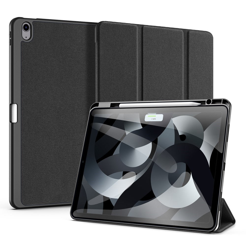 iPad Air 13" (2025 / 2024) DUX DUCIS DOMO Series Flip Cover m. Pen Holder - Sort