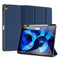 iPad Air 13" (2025 / 2024) DUX DUCIS DOMO Series Flip Cover m. penneholder - blå