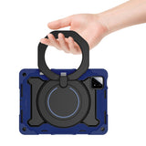 EIDERWOOD Xiaomi Pad 6S Pro Anti-Drop nettbrettdeksel m. Stativ og penneholder - Mørkeblå