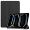 EIDERWOOD iPad Pro 13" (2024) Tri-Fold Leather Flip Cover - Svart