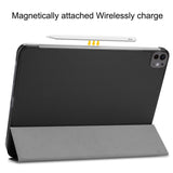 EIDERWOOD iPad Pro 13" (2024) Tri-Fold Leather Flip Cover - Svart
