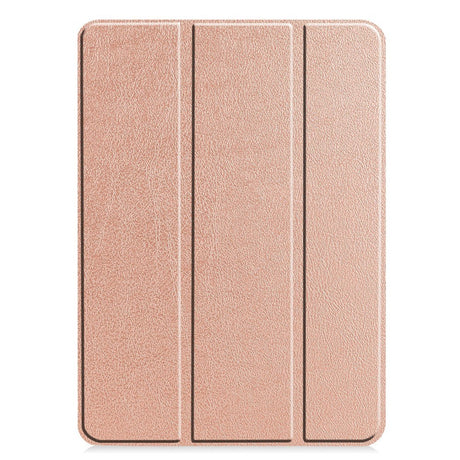 EIDERWOOD iPad Pro 13" (2024) Tri-Fold Leather Flip Cover - Rose Gold