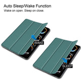 EIDERWOOD iPad Pro 13" (2025 / 2024) Tri-Fold Læder Flip Cover - Grå