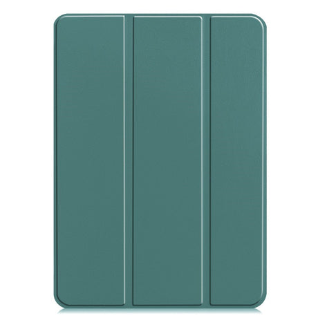 EIDERWOOD iPad Pro 13" (2024) Tri-Fold Leather Flip Cover - Grå