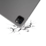 EIDERWOOD iPad Pro 13" (2025 / 2024) Fleksibelt Plastik Bagside Cover m. Pencil Holder - Gennemsigtig