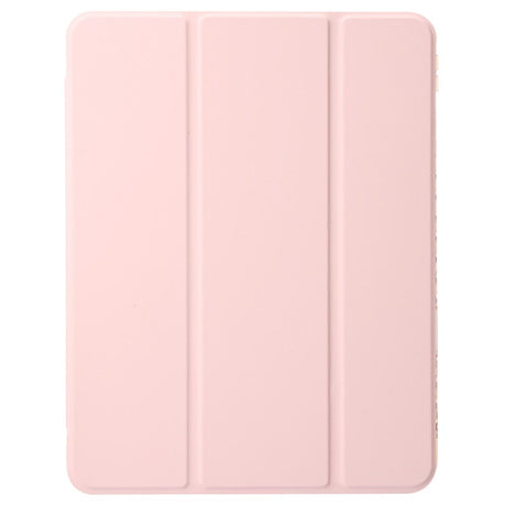 EIDERWOOD iPad Pro 13" (2024) Tri-Fold Faux Leather Flip Cover m. Apple Pencil Holder - Rosa