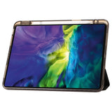 EIDERWOOD iPad Pro 13" (2025 / 2024) Tri-Fold Kunst Læder Flip Cover m. Apple Pencil Holder - Sort