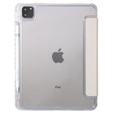 EIDERWOOD iPad Pro 11" (2024) Tri-Fold Faux Leather Flip Cover m. Apple blyantholder - grå