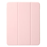 EIDERWOOD iPad Air 11" (2025 / 2024) Tri-Fold Faux Leather Flip Cover m. Apple blyantholder - rosa