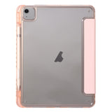 EIDERWOOD iPad Air 13" (2025 / 2024) Tri-Fold flip-deksel i kunstskinn med Apple blyantholder - rosa
