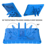 Samsung Galaxy Tab A11+ (Plus) / A9+ (Plus) EIDERWOOD Butterfly Børne Cover m. Skulderstrop & Ståfunktion - Blå