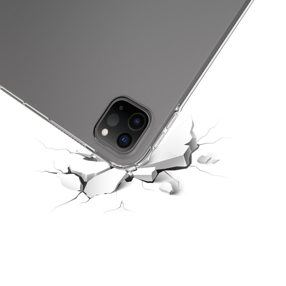 EIDERWOOD iPad Pro 13" (2024) Fleksibelt TPU-plastbakdeksel - gjennomsiktig