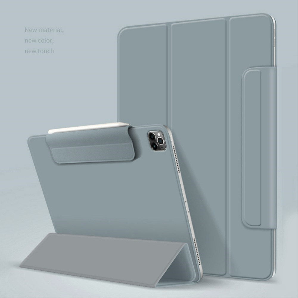 EIDERWOOD iPad Pro 13" (2024) Magnetisk Tri-Fold Flip-deksel - Lysegrønn