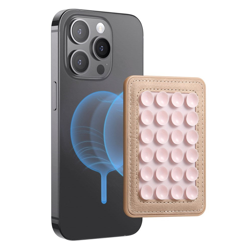 Silikone Sugekop Mobilholder m. MagSafe - Lyserød