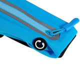 Løbebælte - Refleks & Opbevaringslommer - Lyseblå