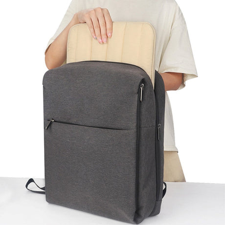 MacBook / Laptop-omslag 13-14" (35 x 25 cm) m. dunjakkedesign - gul