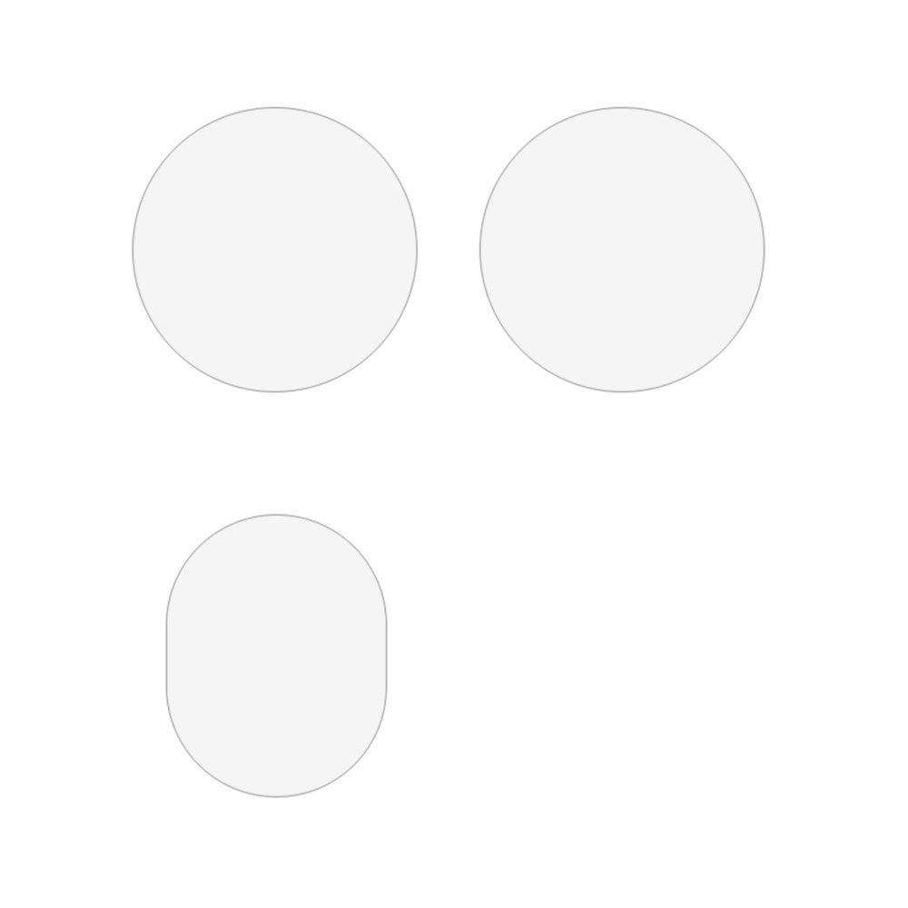 Motorola Edge 50 Ultra Tempered Glass Kameralinsebeskytter - Gjennomsiktig