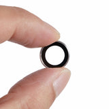 iPad Air 11" (2025 / 2024) / Air 13" (2024) Beskyttelsesglass til kameralinse i metall – svart / gjennomsiktig